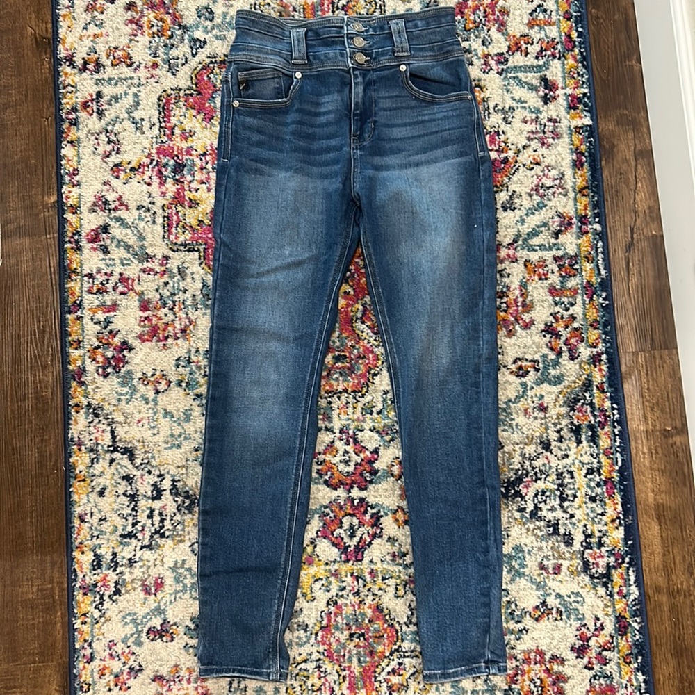 KanCan high rise button up demin jeans